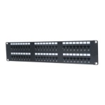 Cat 5E Rack Mountable RJ45/110 Type Patch Panel, 48 port