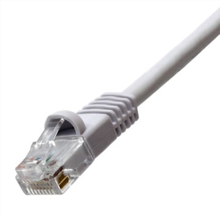 CAT5E SNAGLESS MOLDED RJ45 PATCH CABLE, 50 FT, White