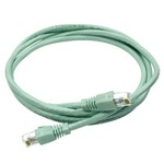 10G CAT6A RJ45 PATCH CABLE, 3 FT, Aqua Color