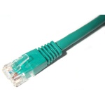 CAT6 MOLDED RJ45 PATCH CABLE, 10 FT, Green