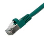CAT6 SHIELDED RJ45 PATCH CABLE, 100 FT, Green