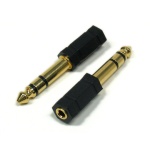 6.3mm Stereo Plug Male to 3.5mm Stereo Plug Female