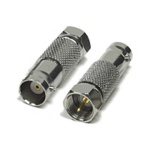 BNC Female to F Connector Male, Twist on Type
