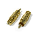 F Connector Female to RCA Male