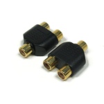 RCA Female to 2 x RCA Female