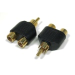 RCA Male to 2 x RCA Female