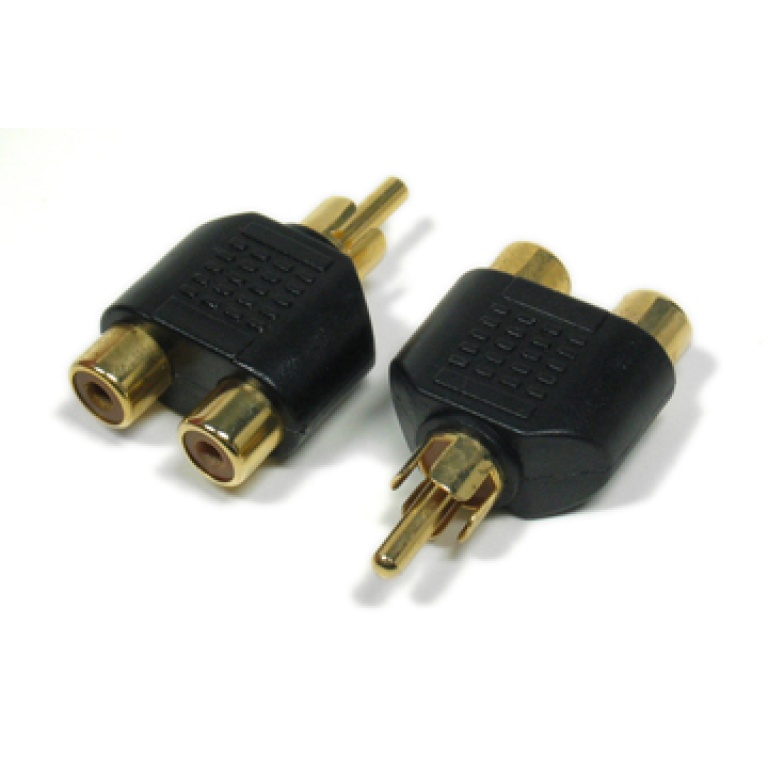 RCA Male to 2 x RCA Female
