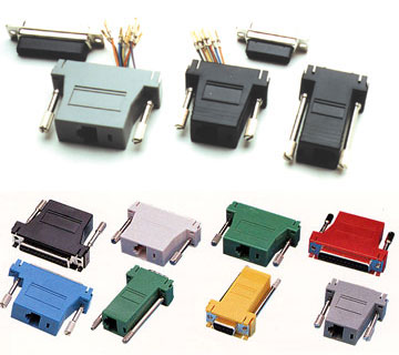 500-D09-6M-BL DB-9M TO RJ-12 ADAPTER KIT,BLUE - Image 1