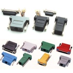 DB-25F TO RJ-45 ADAPTER KIT,RED