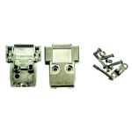 DB-9 HOOD, METALIZED PLASTIC