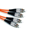 DUPLEX MUTLI-MODE FC TO FC FIBER, PVC, 1 METER