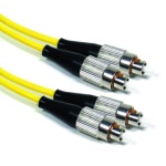 DUPLEX SINGLE MODE FC TO FC CABLE, PVC, 2 METER