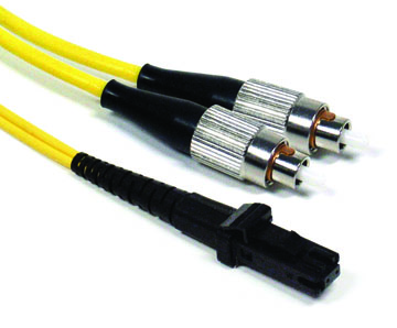 800-DFC-MTRJ-S-2M DUPLEX SINGLE MODE FC TO MTRJ CABLE, PVC, 2 METER - Image 1