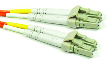 800-DLC-DLC-M-1M DUPLEX MULTI-MODE LC TO LC FIBER, PVC, 1 METER - Image 1