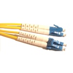 DUPLEX SINGLE MODE LC TO LC CABLE, PVC, 1 METER