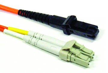 800-DLC-MTRJ-M-10M DUPLEX MULTI-MODE LC TO MTRJ FIBER, PVC, 10 METER - Image 1