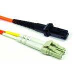 DUPLEX MULTI-MODE LC TO MTRJ FIBER, PVC, 1 METER