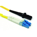 DUPLEX SINGLE-MODE MTRJ TO LC CABLE, PVC, 15 METER