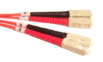 800-DSC-DSC-M-10M DUPLEX MULTI-MODE SC TO SC CABLE, PVC, 10 METER - Image 1