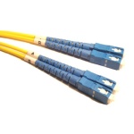 DUPLEX SINGLE-MODE SC TO SC CABLE, PVC, 2 METER