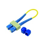 Single Mode SC Fiber Optic Loop Back Cable, 3 inch cable