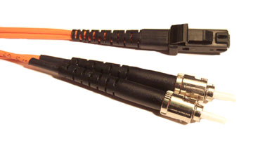 800-MTRJ-ST-M-10M DUPLEX MULTI-MODE MTRJ TO ST CABLE, PVC, 10 METER - Image 1