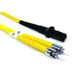 DUPLEX SINGLE-MODE MTRJ TO ST CABLE, PVC, 5 METER
