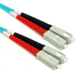 50/125 10G DUPLEX MULTI-MODE SC TO SC FIBER, PVC, 3 METER