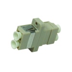Duplex Multi-Mode LC to LC Bulkhead Coupling