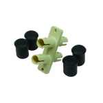 Duplex Multi-Mode ST to ST Bulkhead Coupling