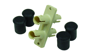 890-DST-DST-M Duplex Multi-Mode ST to ST Bulkhead Coupling - Image 1