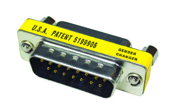 A01-15-MM DB-15 Male to Male Gender Changer - Image 1