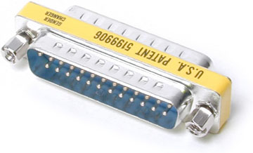 A01-25-MM DB-25 Male to Male Gender Changer - Image 1