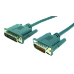 RS-232 Cable, DTE, 10 feet, High Density DB60M to DB-25M