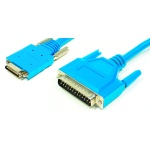 RS-232 Cable, DTE, 10 feet, High Density 26M to DB-25M