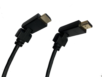 E103-HDMI-10-SW HDMI Male to HDMI Male Cable, 180 Degree Swivel, 10 ft - Image 1