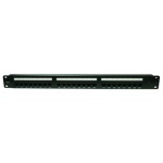 Cat 5E Rack Mountable RJ45/110 Type Patch Panel, 24 port