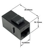 Cat 5E RJ45 Sanp-In Type Unshielded Coupler.